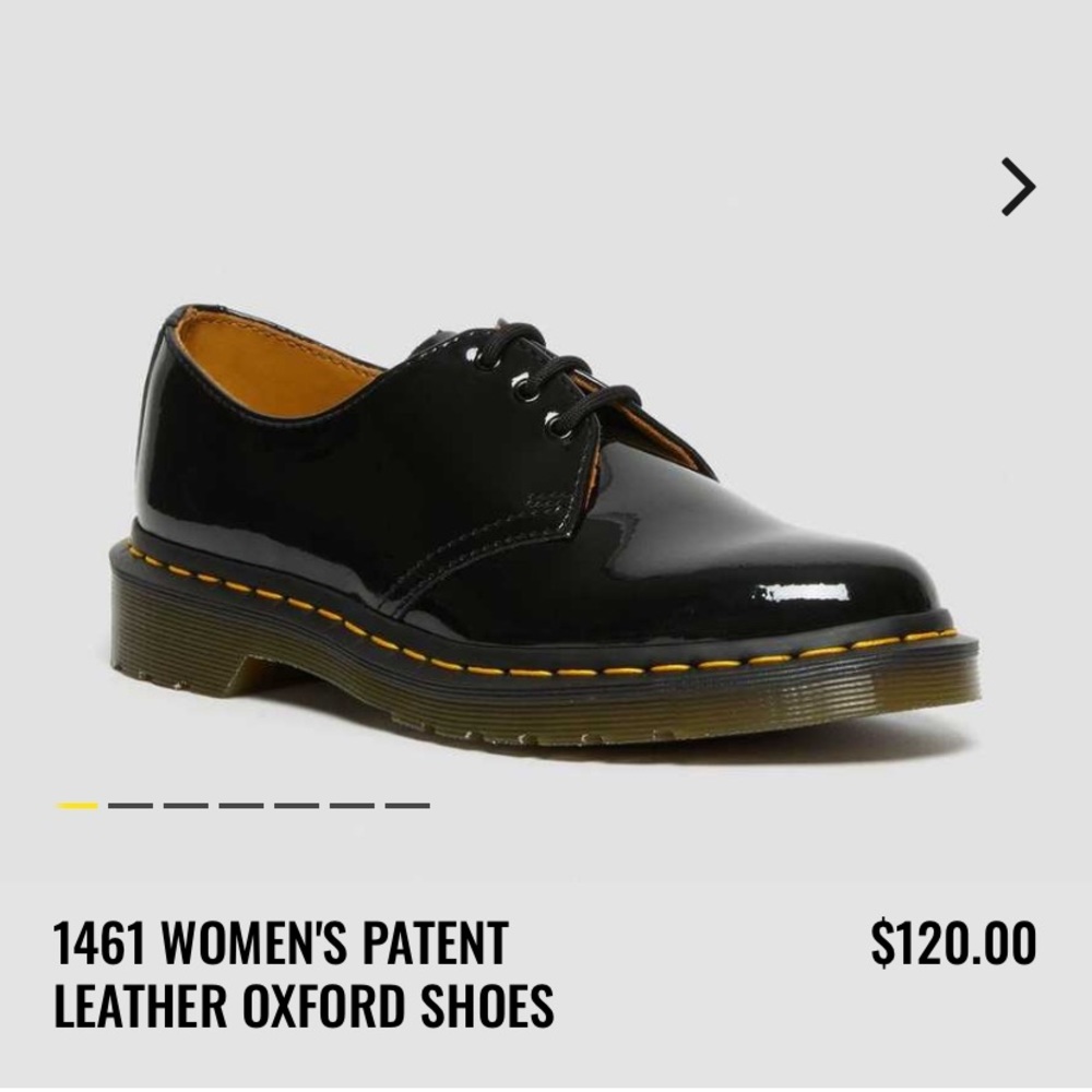 Dr. Martens 1461 Patent Leather Oxford Black